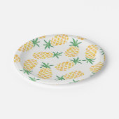 Ananas aquarel party bord (Gekanteld)