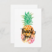 ananas aquarelle merci script (Devant / Derrière)