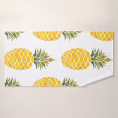 Ananas. Aquarelle peinture à la main w (Serviette de bain)