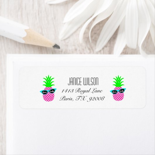 Ananas avec Étiquette "DIVAtude" (En situation)