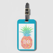 Ananas Bagagelabel (Voorkant (verticaal))