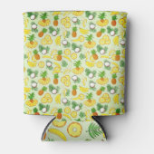 Ananas Bananen en kokosnoten eiland Vibes Blikjeskoeler (Voorkant)