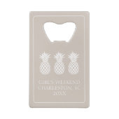 Ananas blanc chic sur fond beige (Dos)