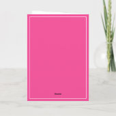 Ananas blanc preppy sur fond rose (Dos)