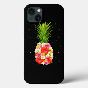 Ananas Bloemen Vrouwen Meisjes Aloha Hawaii Hawaii iPhone 13 Hoesje