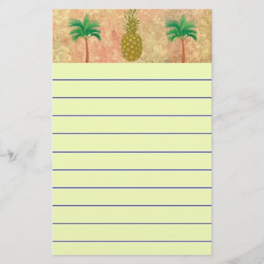 ananas briefpapier (Voorkant)