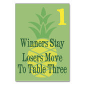 Ananas Bunco tafel Kaart #1 (Achterkant)