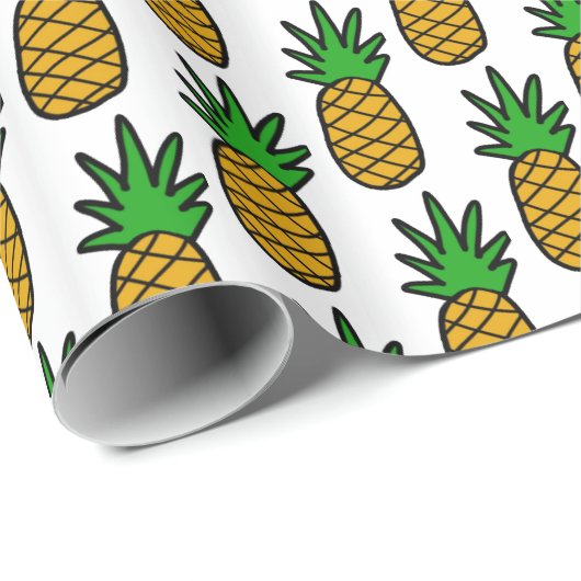 ananas cadeaupapier (Rol Hoek)