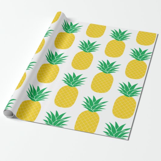 ananas cadeaupapier (Uitgerold)