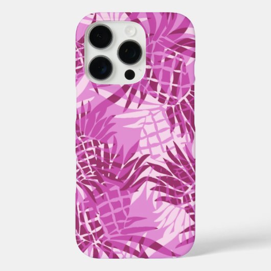 Ananas Camo Hawaiian Pink Case-Mate iPhone Case (Achterkant)