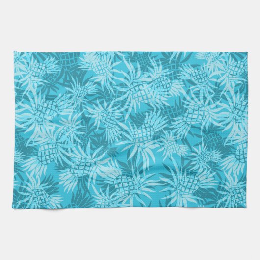 Ananas Camo Hawaiian serviette de cuisine (Horizontal)