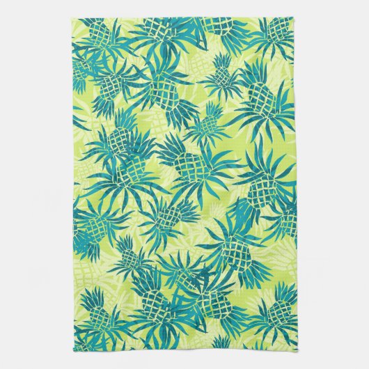 Ananas Camo Hawaiian serviette de cuisine (Vertical)