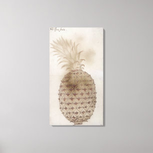 ananas, canvas afdruk