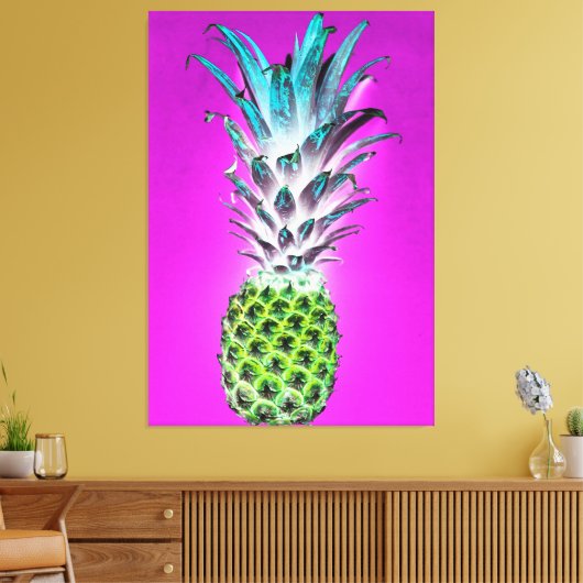 ananas canvas afdruk (Insitu (Woonkamer))