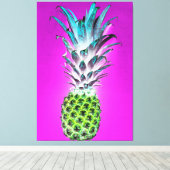 ananas canvas afdruk (Insitu (Houten vloer))
