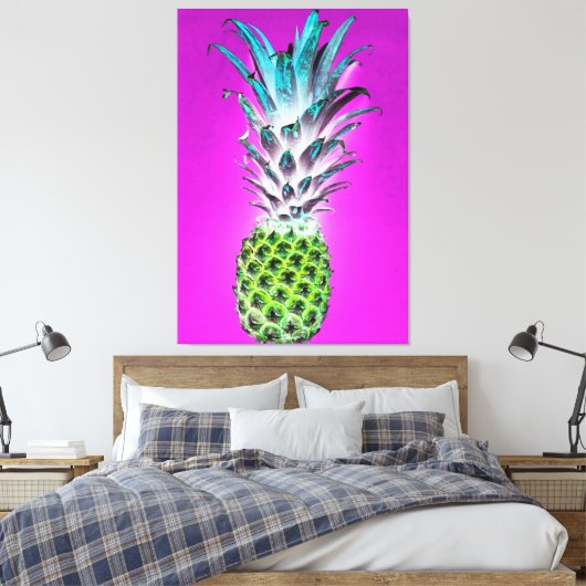 ananas canvas afdruk (Insitu (Slaapkamer))