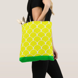 Ananas Canvas tas geel