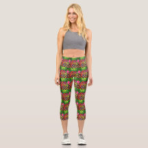 Ananas Capri Leggings