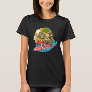 Ananas Character Guy Man Hallo Summer Sunshine T-shirt