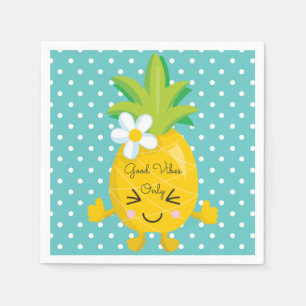 Ananas Charm Good Vibes Only Paper Napkin Servet