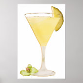 ananas Cocktail Poster (Voorkant)