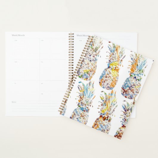 Ananas coloré Imprimer (Devant avec enveloppe)