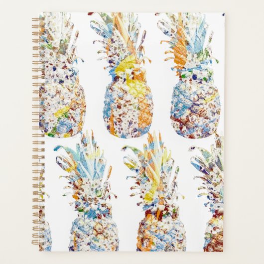 Ananas coloré Imprimer (Devant)