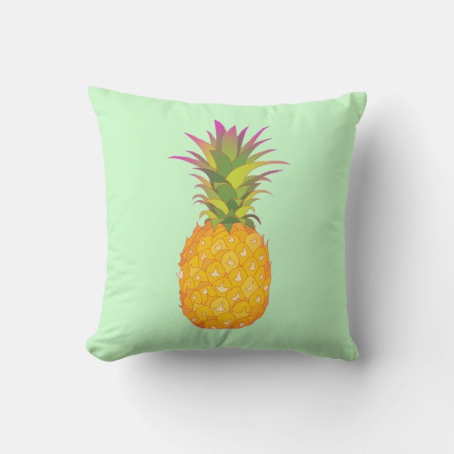 Ananas - coussin tropical (Recto)