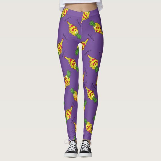 Ananas Cute Sexy Fruit Leggings (Voorkant)