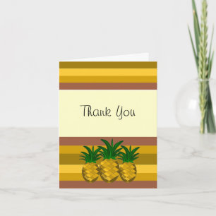 Ananas Dank Je Bedankkaart