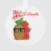 Ananas de Noël de Mele Kalikimaka (dos)