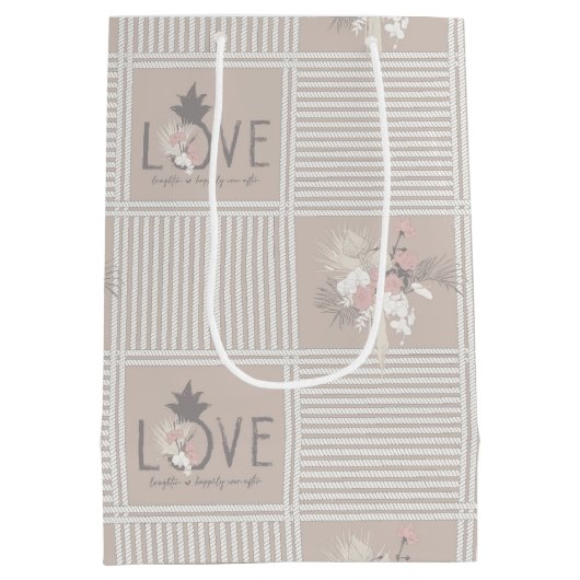 Ananas de son oeil, sac cadeau Romance Tropical (Dos)