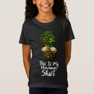 Ananas Dit is mijn Hawaïaanse Retro Hawaii Pineapp T-shirt