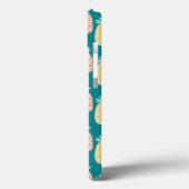 Ananas Doodle Patroon | Monogram Case-Mate iPhone Case (Achterkant / Links)