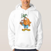 Ananas Drink kokosmelk Mannen Hoodie (Voorkant)