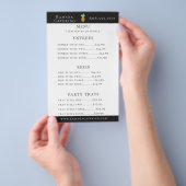 Ananas Eiland Catering Menu Flyer (Hand)