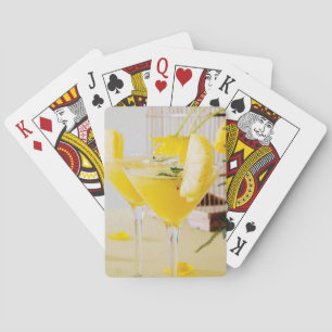 Ananas- en gember Fresca-cocktail Pokerkaarten