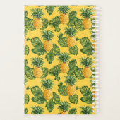 Ananas & Feuilles Tropicaux En Or (Dos)