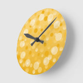 Ananas Fizz 'Bubbles' horloge ronde (Angle)