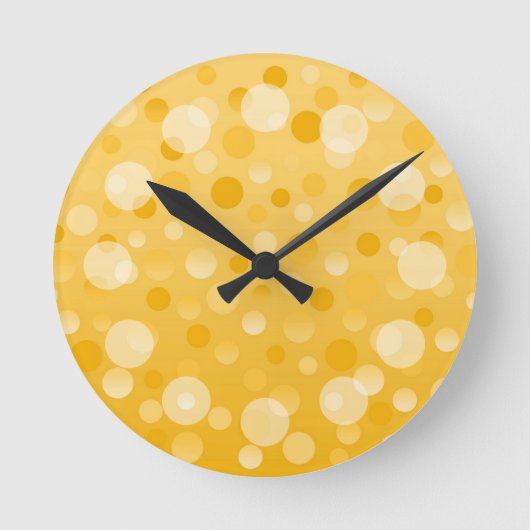 Ananas Fizz 'Bubbles' horloge ronde (Recto)