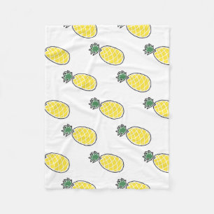 ananas fleece deken