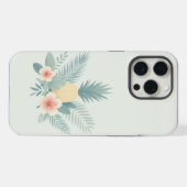 Ananas floral et hawaïen (Verso Horizontal)