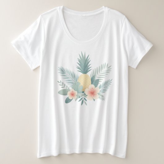 Ananas floral & Hawaiian (Design devant)
