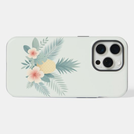 Ananas floral & Hawaiian (Verso Horizontal)