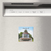 Ananas fontein Charleston, SC Magneet (Insitu (Vaatwasser))