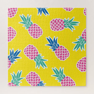 Ananas Frenzy: Heldere Cartoon . Legpuzzel