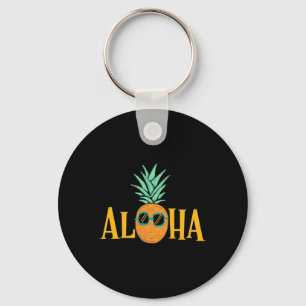 Ananas Fruit Aloha Stranden Hawaï - Hawaïaans 1 Sleutelhanger