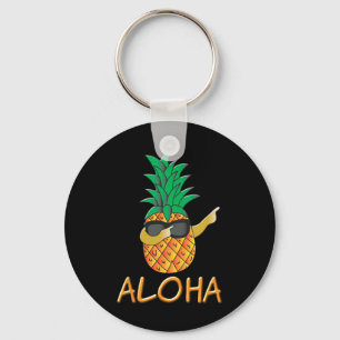 Ananas Fruit Aloha Stranden Hawaii - Surven Nieuw Sleutelhanger