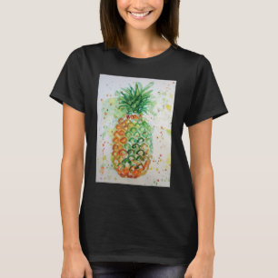 Ananas Fruit Food Tropical Art Oranje Limoen Cute T-shirt