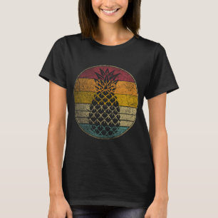 Ananas Fruit Gift Retro Style Funny 70s T-shirt